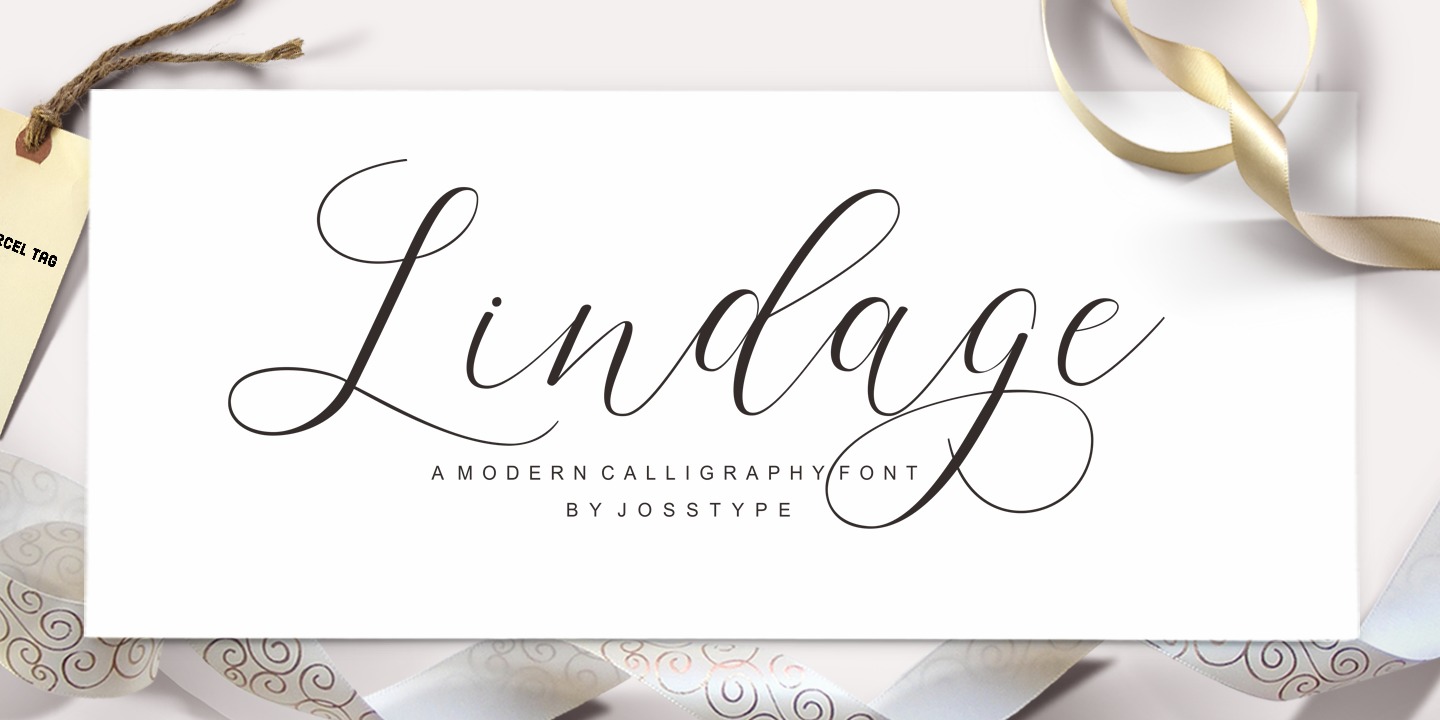 Lindage Script Font preview